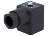 Conector cu Valvă Mufă 18mm 3 Pin &icirc;n Unghi 90&deg;