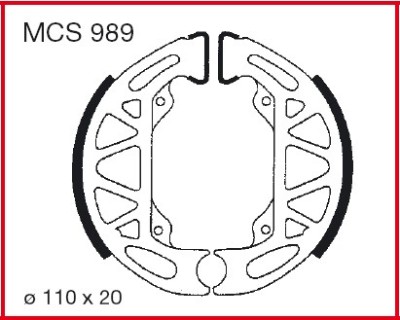 SABOTI FRANA SPATE PIAGGIO FREE MCS989 foto