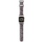 Curea pentru Apple Watch 1/2/3/4/5/6/7/8/9/10/SE/SE 2 (38/40/41/42mm) - Hello Kitty Strap Silicone Bows &amp; Stripes (HKAWMSDIEZK) - Black