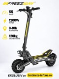 Trotineta electrica J2 Max 1200W, 48V 18.2Ah, 55 km/h, roti 11 inch cu aer