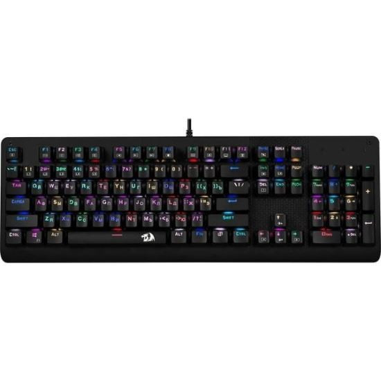 Tastatura gaming mecanica Redragon Sani neagra iluminare RGB
