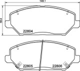 BREMBO P 30 110 PRIME LINE set placute frana,frana disc