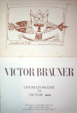 Victor BRAUNER, Invitatie rara litografiata, Galeria Alexandre Iolas, 1976