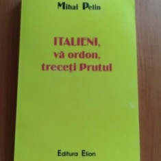 Italieni, va ordon, treceti Prutul! / Mihai Pelin