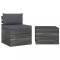 Gossi set mobilier gradina din paleti cu perne, 2 piese, lemn de pin
