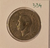 334 Marea Britanie United Kingdom, 1/2 Crown, 1948, George VI, Europa