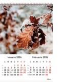 Calendar de Perete A3, Frunze 2026