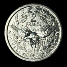 NOUA CALEDONIE 2 FRANCI CFP 2018 , KM 14 , XF + foto
