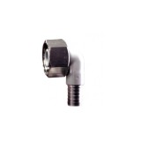 Winkelverschraubung CNS 90&deg; f&uuml;r Bierschlauch 5/8 Zoll, NW 10mm