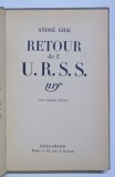 RETOUR DE L' U.R.S.S. par ANDRE GIDE , 1936