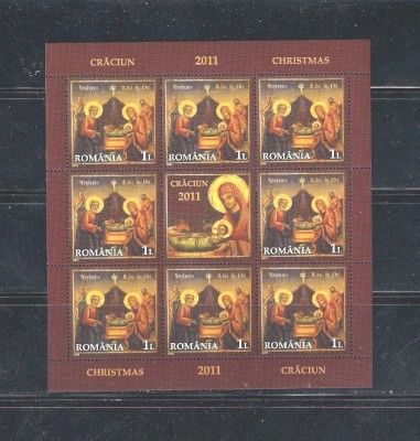 ROMANIA 2011 - CRACIUN, MINICOALA - LP 1921 e foto