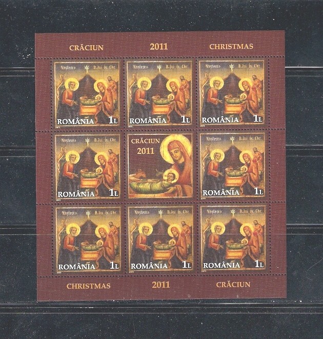 ROMANIA 2011 - CRACIUN, MINICOALA - LP 1921 e
