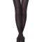 Dres elastic cu model, picățele și imitație de golf, Fantasy Sensation - Nero, 4-L Standard