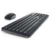 Kit Tastatura + Mouse Wireless Dell KM3322W, USB, Multimedia, Negru, Garantie 3 Ani