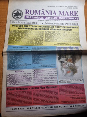 romania mare 7 ianuarie 2000 foto