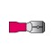 Set 10 papuci electrici Carpoint tip 540 tata 6,3x0,8 mm, lungime 20,7 mm, rosu AutoDrive ProParts