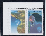 ROMANIA 2001 LP 1550 a EUROPA 2001 SERIE CU VINIETA MNH, Nestampilat