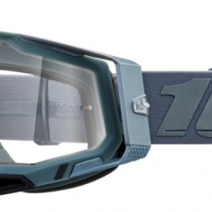 Ochelari cross/atv 100% Racecraft 2 Battleship, lentila transparenta, culoare ra Cod Produs: MX_NEW 26013256PE