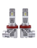 Set 2 leduri H11 M3 Canbus, 55W, luminozitate 10.000 Lm, 12V-24V 6500K
