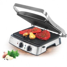 Grill electric ECG KG 200, 2000 W, 3 tipuri de gatire, placi detasabile foto