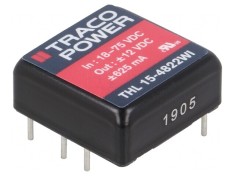 Convertor DC/DC 15W 18-75V la 12V/-12V