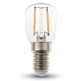 Bec E14 ST26 cu filament LED 2W 6000K alb rece V-TAC, Vtac