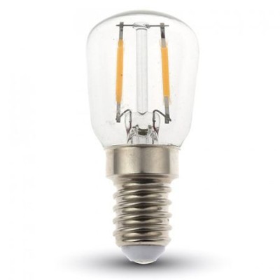 Bec E14 ST26 cu filament LED 2W 6000K alb rece V-TAC foto