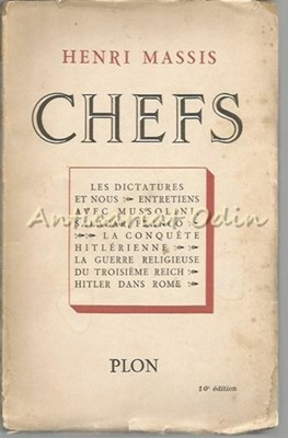 Chefs - Henri Massis - 1939 foto