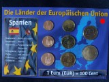 Euro set - Spania 2003-2011 , 8 monede UNC, Europa