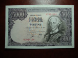 SPANIA 5000 PESETAS 1976 UNC