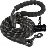 Lesa pentru caini, Purlov, PP, reflectorizanta, cu carabiniera, 5 m, Isotrade