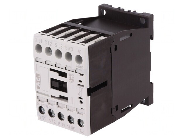 Contactor 3-Poli cu 3 Contacte Auxiliare NO 24VDC 15A 690V