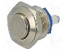 Intrerupator anti-vandalism, OFF-(ON), &Oslash;16mm, APEM, AV0630C900