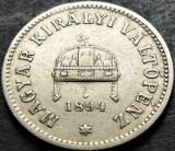 Moneda istorica 10 FILLER - AUSTRO-UNGARIA / UNGARIA, anul 1894 * cod 4669, Europa