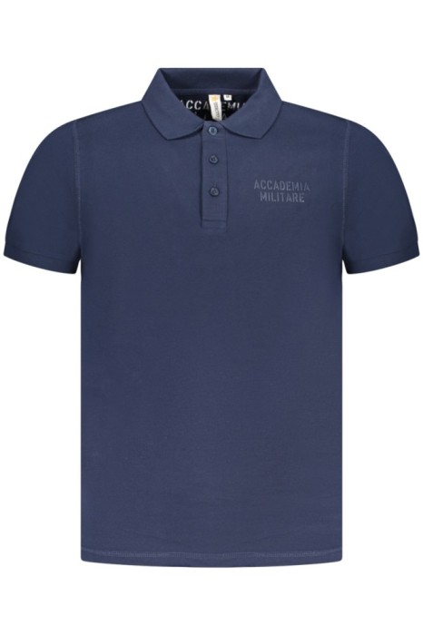 ACCADEMIA MILITARE Tricou polo barbati, cu logo brodat, Regular fit, Bleumarin, S