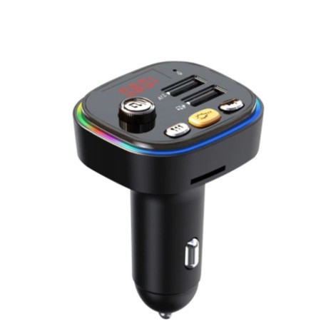 Modulator fm ZTB-C20, Bluetooth, 2 Porturi USB, Lumina RGB