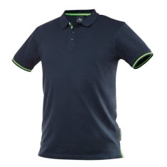 Tricou polo maneca scurta, model Moto, bumbac, bleumarin, marime S/48, NEO GartenVIP DiyLine foto