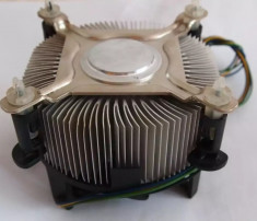 Cooler Original Intel 775 Box Ventilator de 80 mm Modelul cu radiator inalt pins foto
