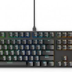 Tastatura Gaming Mecanica Glorious PC Gaming Race GMMK Full-Size RGB Gateron Brown, USB, US (Negru)