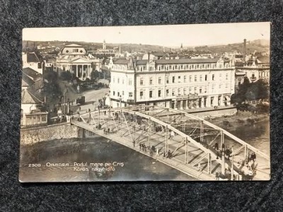 1931 - Oradea, podul mare (jud. Bihor) foto