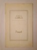 Caiet-program Faust, de Charles Gounod; regia Hero Lupescu (Teatrul de Operă și Balet al RPR, 1960)