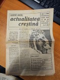 AMS - ZIAR CURIERUL CATOLIC ACTUALITATEA CRESTINA, NR. 6. 1992