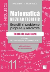 Matematica clasa a XI-a. Breviar teoretic. Exercitii si probleme propuse si rezolvate. Filiera tehnologica toate calificarile profesionale - Niculescu