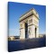 Tablou Arcul de Triumf Paris, Franta, albastru 1524 Tablou canvas pe panza CU RAMA 80x80 cm
