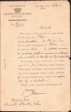 A2709N Societatea Creditului Funciar Urban din Bucuresci, 1900, aprobare &icirc;mprumut pentru cumpărare imobil &icirc;n Pitești