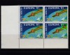 RO 1991 LP1252 &quot;Europa CEPT Eutelsat I&quot; ,bloc de 4 cu eroare catalogata , MNH, Spatiu, Nestampilat