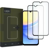 Folie de protectie Ecran HOFI Glass PRO+ pentru Samsung Galaxy A15 5G A156 / A15 A155, Sticla Securizata, Full Glue, Set 2 bucati, 2.5D, Neagra