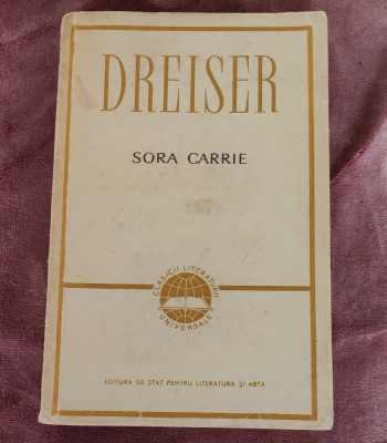 Theodore Dreiser - Sora Carrie foto