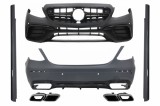 Kit exterior complet Mercedes E-Class W213 2016-2019 cu ornamente crom
