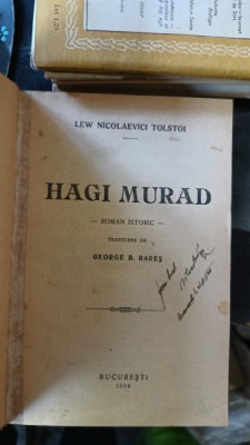 Hagi Murad - Lew Nicolaevici Tolstoi (Roman Istoric) foto